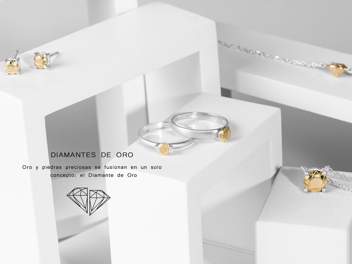 Samara_Joyas's tweet photo. Pepitas de oro macizo talladas en forma de diamante. Descúbrelas #diamante #oro #joyas https://t.co/y9UaOjY4DF