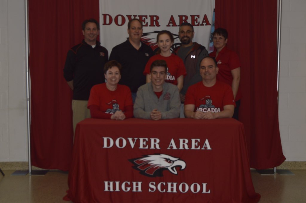 Koleman Hoffman continuing his career at Arcadia University!