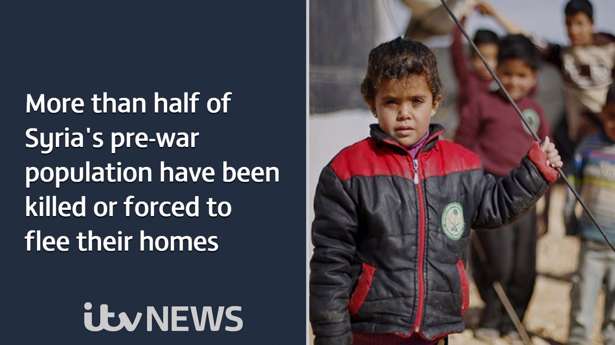 itvnews's tweet image. Statistics show the devastating plight of Syrians fleeing its brutal civil war bit.ly/1X3I18c