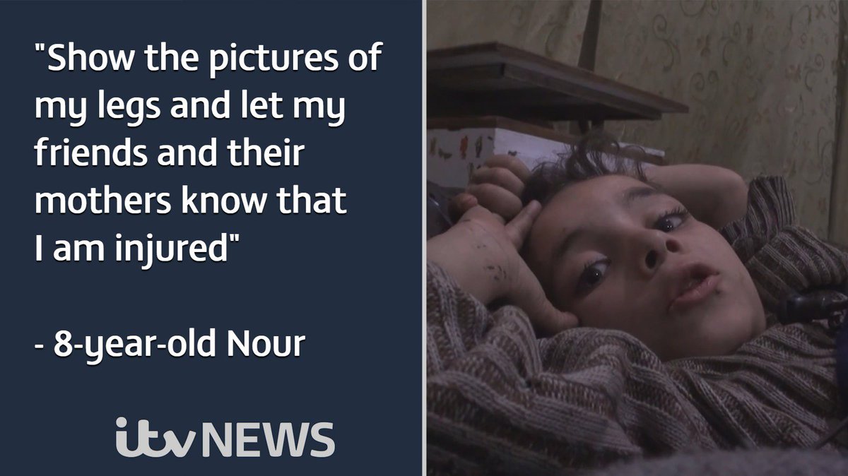 .<a href="/danriversitv/">Dan Rivers</a> reports on eight-year-old Nour, a defiant symbol of survival and courage bit.ly/1PhHQAN
