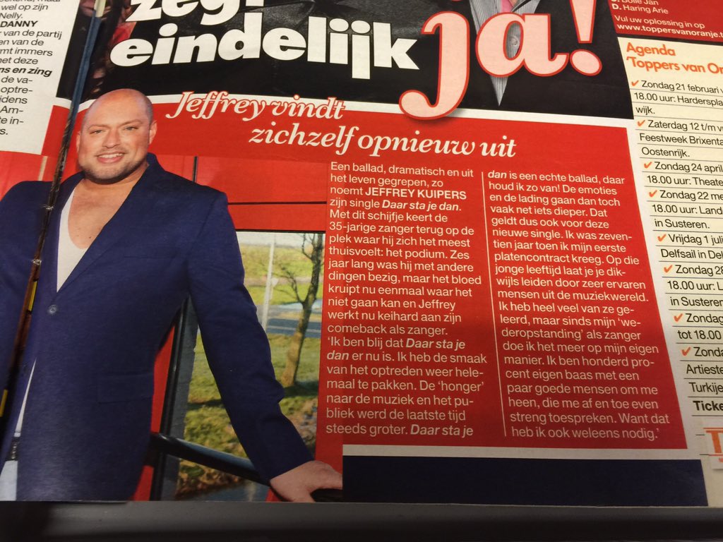 NelNel0's tweet photo. Deze week staat @jeffreykuipers in weekblad @prive_nl https://t.co/Unx8f6S1f7