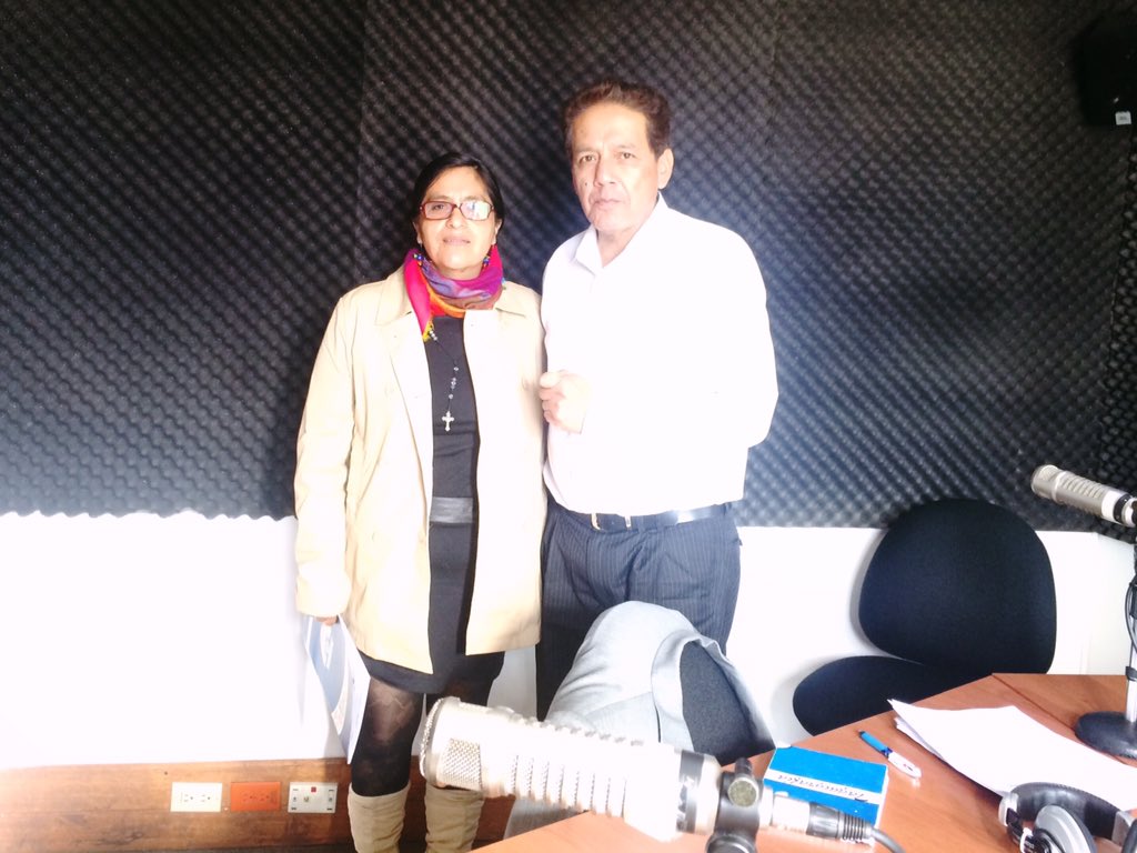Fanny Campos, invitada en Radio municipal Quito