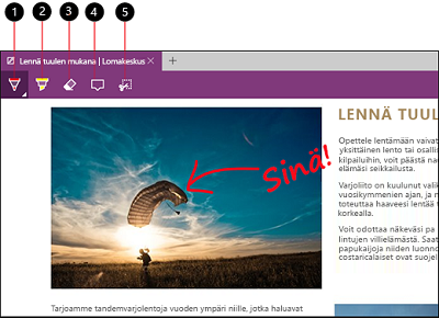 MicrosoftSuomi's tweet photo. #vinkki: Tee merkintöjä suoraan nettiselaimeen: https://t.co/AzOV7NQtdK #MicrosoftEdge #nettiselain #Windows10 https://t.co/pctwOxAEdV