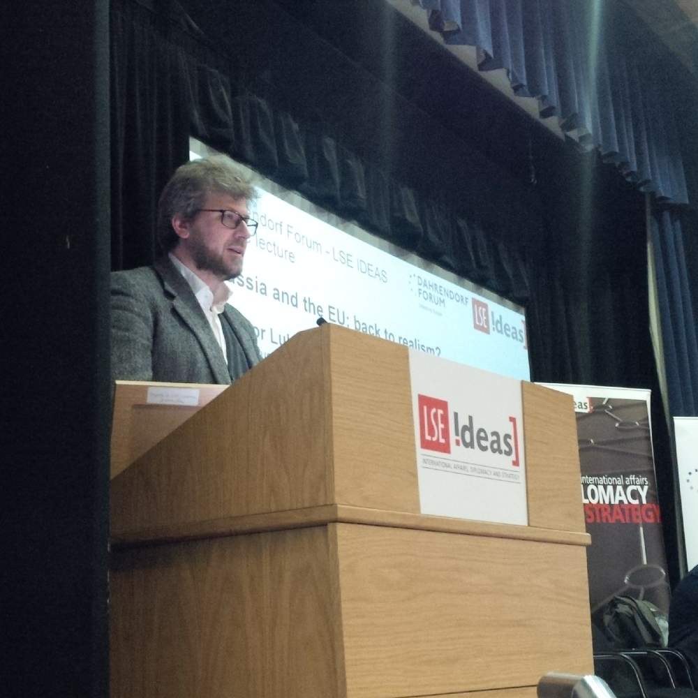 Welcome to LSE, Fydor Lukyanov! Public lecture begins: Russia & EU: back to realism. @LSEpublicevents #LSEDahrendorf https://t.co/DrCeB3VH1X