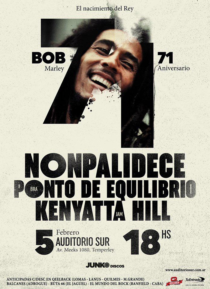 Se viene la fiesta del año junto a <a href="/nonpaoficial/">Nonpalidece</a>, Ponto de Equilibrio y Kennyatta Hill. Ya sacaste tu entrada?