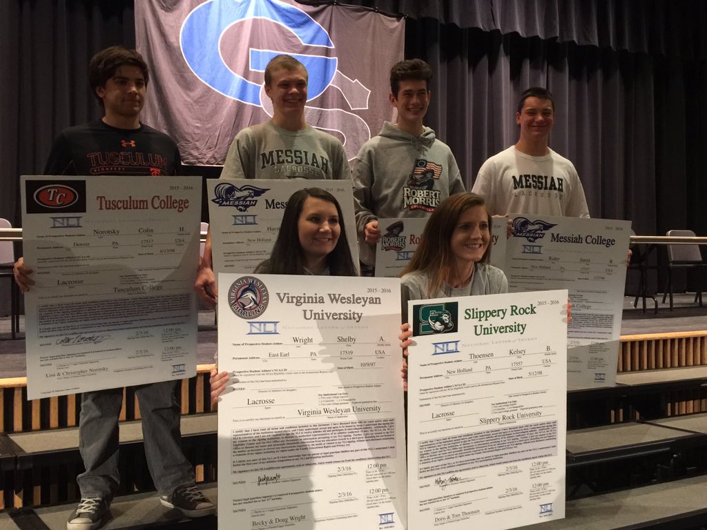 GSGirlsLacrosse on Twitter "6! Six GS lacrosse players sign to play at the next level! 