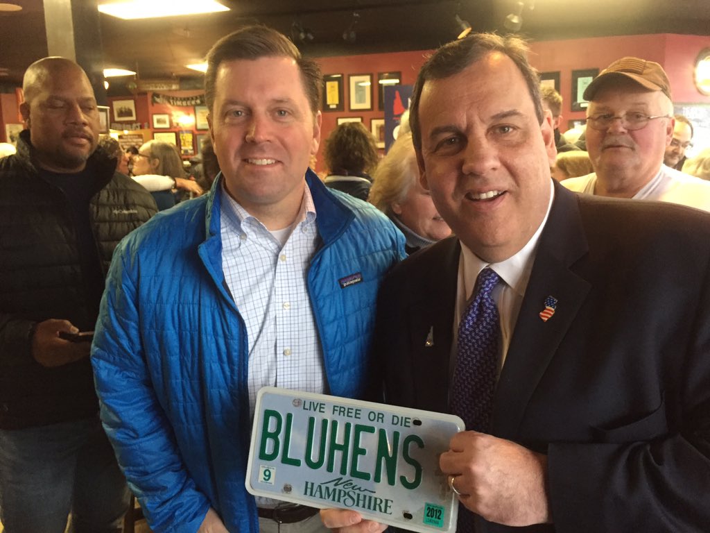 Blue Hens flock together @UDalumni #NHPrimary #1stintheNation #Christie2016