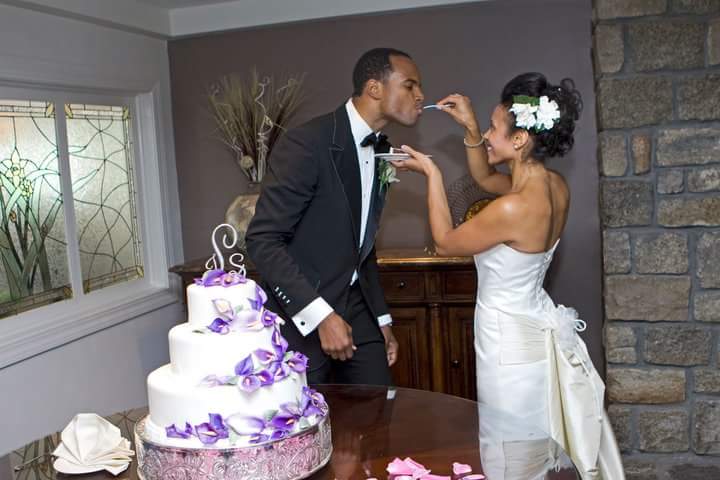 Tasting the cake is tradition.