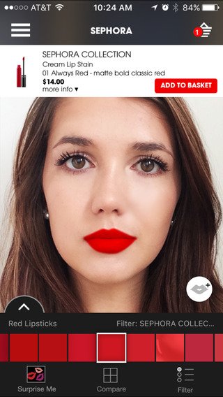 thegoods's tweet photo. You can try on 3,000 different lipsticks on @Sephora's app: https://t.co/9taOhGD7e0 https://t.co/cFtO729tNB