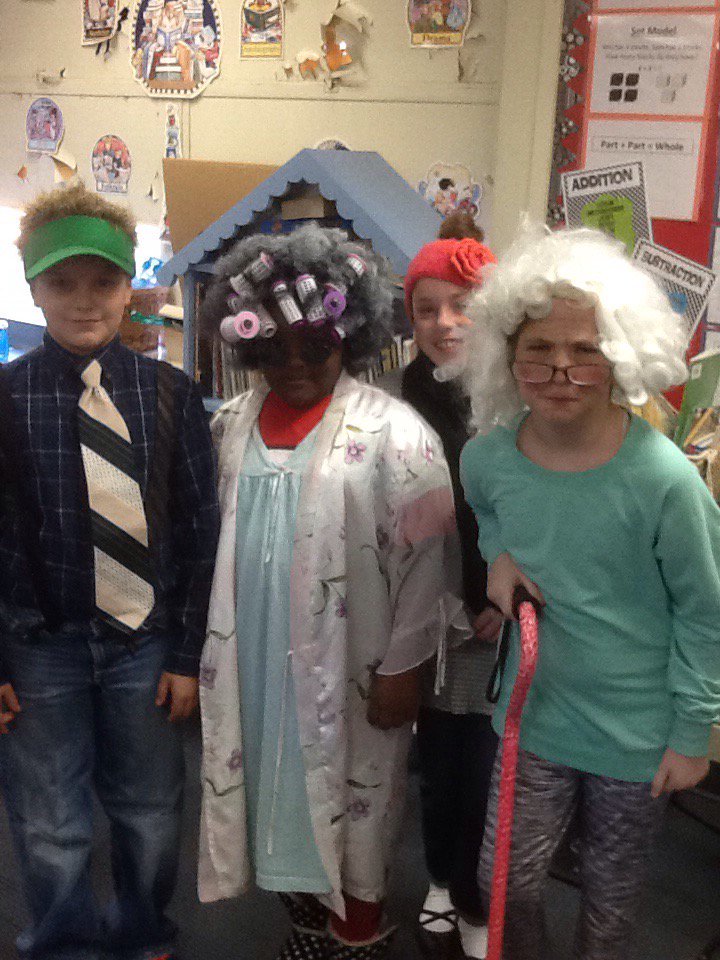 Rocking that 100 days of learning look! #WCEloveslearning