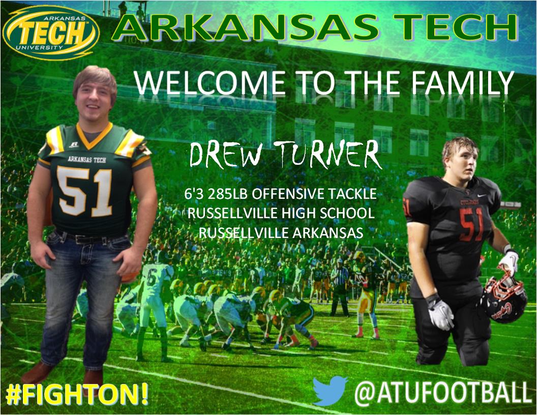 #RiseUp! Welcome to our family a HUGE big man from across the street, Russellville's own <a href="/Drewturner15/">Drew Turner</a>