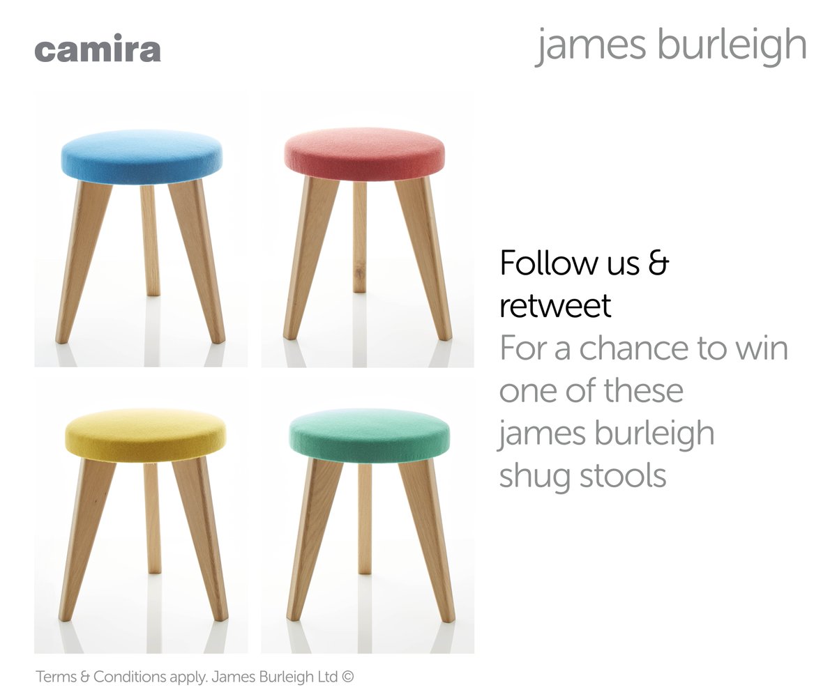 Win a shug competition! Upholstered in <a href="/camira/">Camira</a> NEW #synergy fabric
Simply follow us &amp;retweet
jamesburleigh.co.uk/blog/james-bur…
