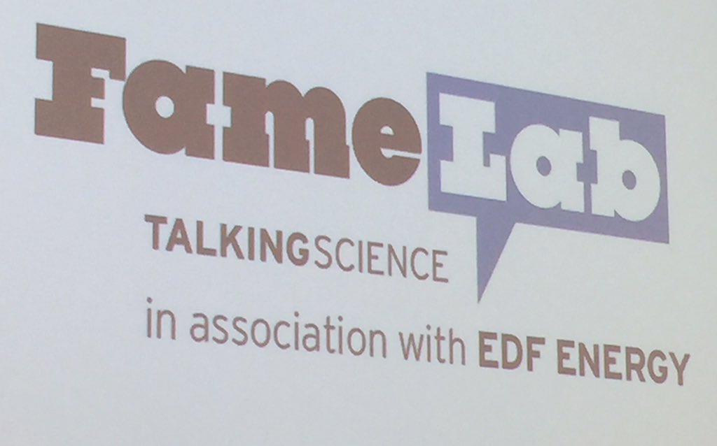 The first contestants are starting to arrive for #Famelab <a href="/HullUniScience/">Science @ Hull</a>. #exciting