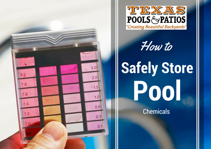 TexasPoolsPatio's tweet photo. Store your #poolchemicals easily and safely with these tips: https://t.co/95DOSyQdtg https://t.co/cJq6h2IPyh