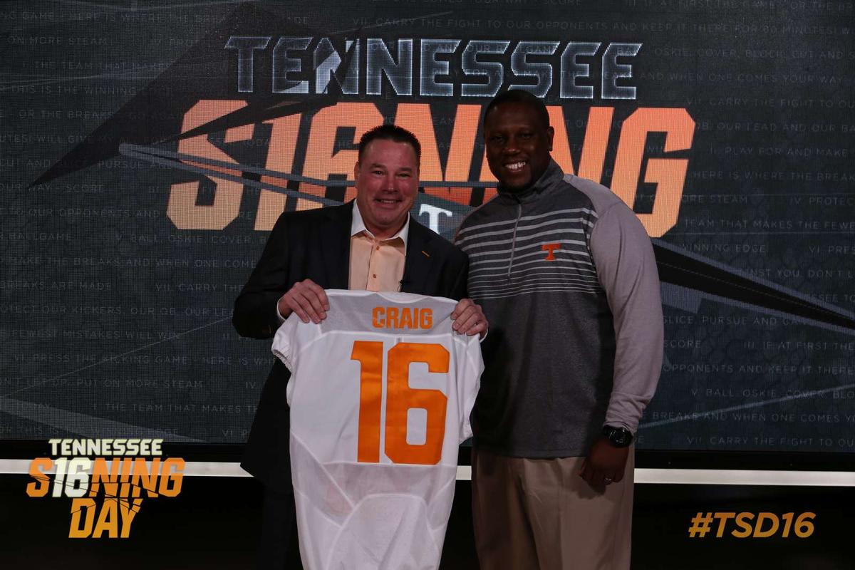 Vol_Football's tweet photo. Hometown athlete Andrew Craig has joined the #Vols and #Team120. https://t.co/fDP7qqn16z