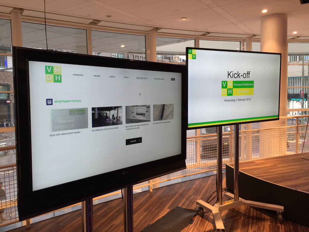 Wij gaan zo starten met de kick-off #virtueelmediahuis