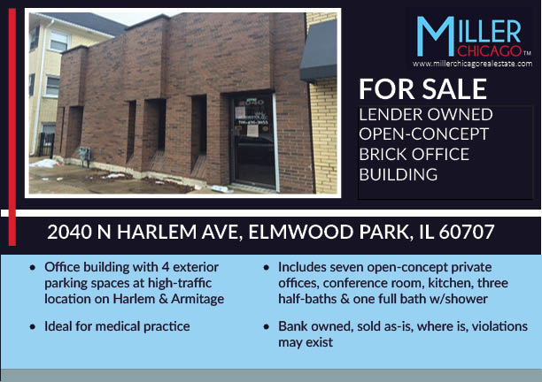 Miller_Chicago's tweet photo. JUST LISTED! - Open-Concept Brick Office Building
https://t.co/cU5SAGqKlp https://t.co/H9ZEArt30E