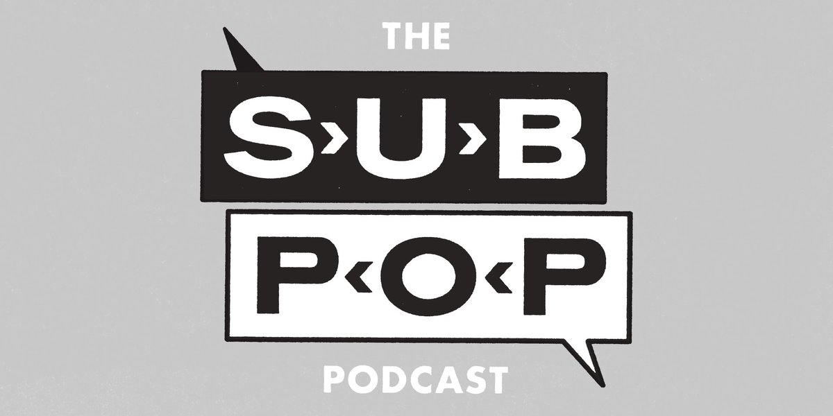 subpop's tweet photo. The Sub Pop Podcast debuts today! Hear Episodes 1 &amp; 2. then subscribe (please &amp; thanks). https://t.co/9cPpyB0Fm9 https://t.co/NctB6Ofi6x
