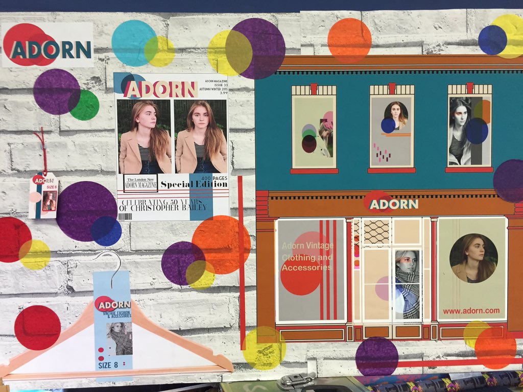 tsc_art's tweet photo. Vintage fashion branding display board #asgraphics https://t.co/RFaqUEfTQE