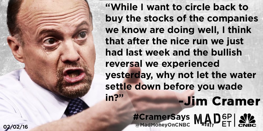 MadMoneyOnCNBC's tweet photo. #CramerSays wait it out! https://t.co/dgc4GyjK60