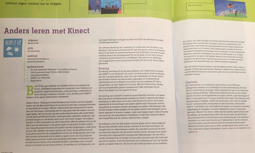 BEAMITUP's tweet photo. Op ontdekking #IPON En artikel over De Tijdmachine in de Vives! https://t.co/mtc2QFAGLj