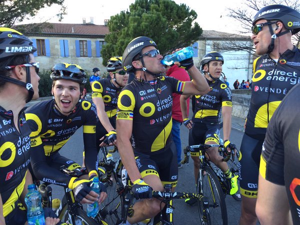 roisdupeloton's tweet photo. Victoire de @bryancoquard sur la première étape de l' @Etoile_Besseges ! Il devance T. Dupont et A. Demoitié ! https://t.co/6eMiKYMf8G