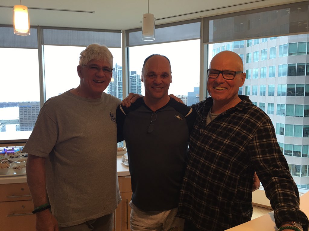 LeafsAlumni's tweet photo. Some of the @LeafsAlumni are going through physicals @CleveClinicCan today. #TMLA #Vaive #Franceschetti #McKenny https://t.co/Dh4DSOqdH8
