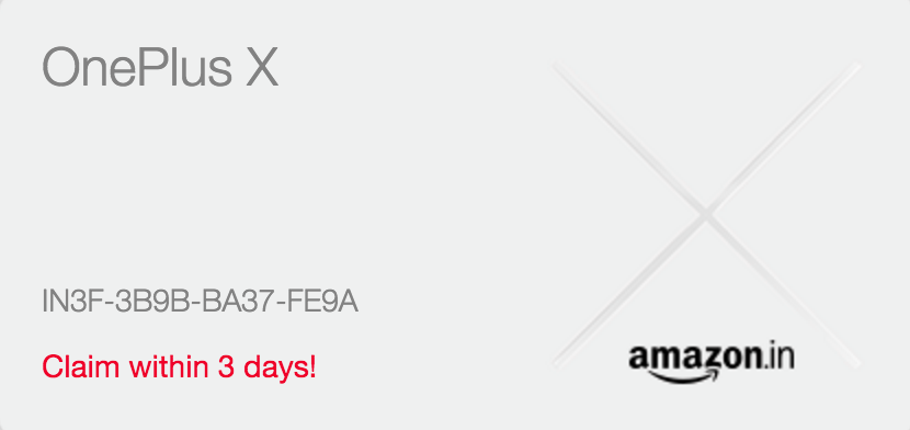 4shadowr's tweet photo. Claim it now !!
#OnePlusXInvite https://t.co/zzH7uAX9Tr