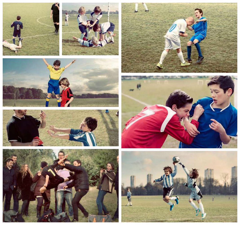 FootyHumour's tweet image. Kids recreating famous football moments
