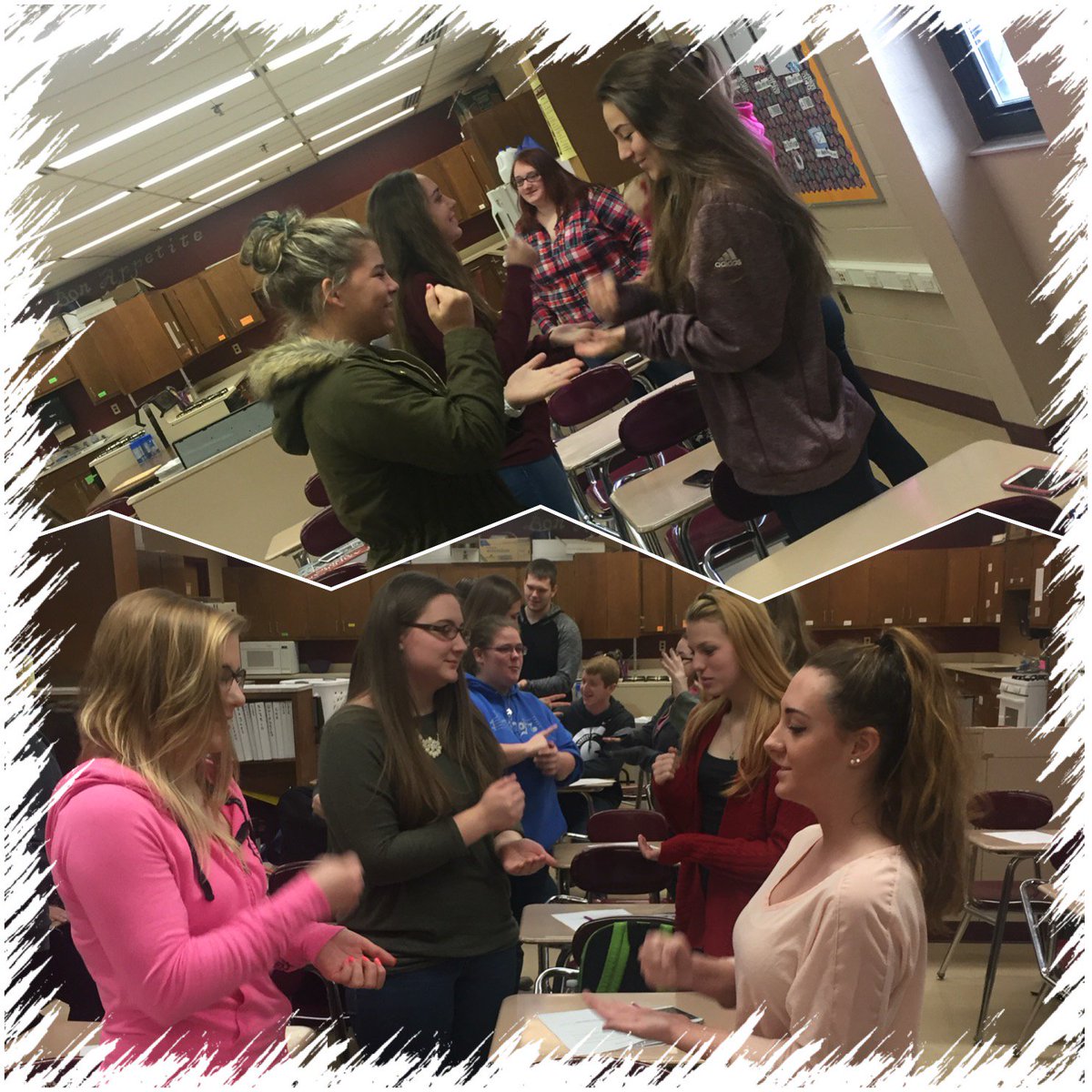 JWarnerLeja's tweet photo. Rock, Paper, Scissors Ice Breaker to start off the new semester - thanks @ghhsoutdoored for the idea! :) https://t.co/2YBugHhOvv
