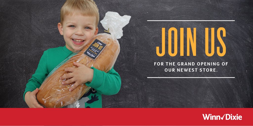 WinnDixie's tweet photo. Hey #Jax! Join us Thursday as we unveil the #BestofWinnDixie at our new Baymeadows store. https://t.co/30W0R3TmOW https://t.co/5Kd3qqLBfj