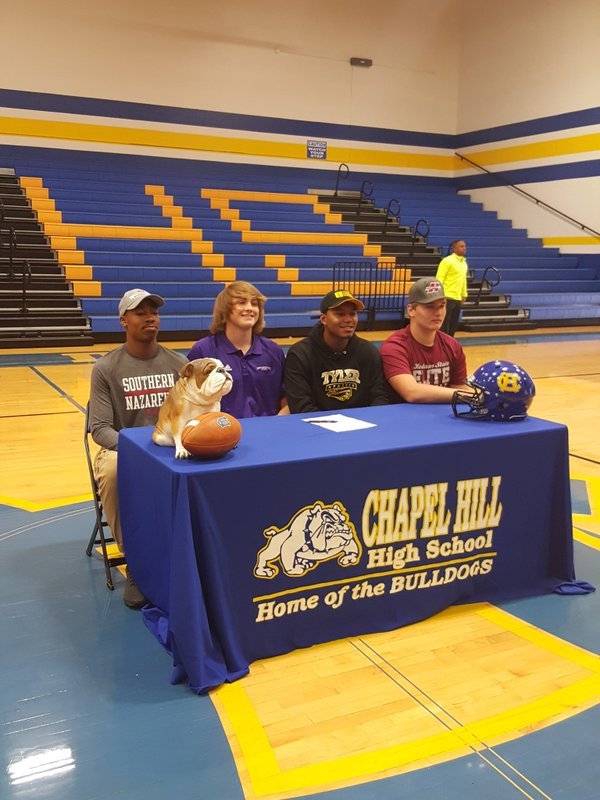 .<a href="/ChapelHillFB/">Chapel Hill Football</a>'S 2016 National Signing Day class. #bEASTexas #TXHSFB