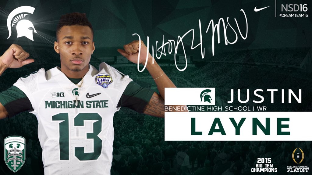 DantonioMark's tweet photo. Great Explosion! Baller Moving in the Fast Layne from Cleveland to E.Lansing! @JustinLayne0 #WINLEVEL1 #V4MSU https://t.co/M0CISKUZ5P