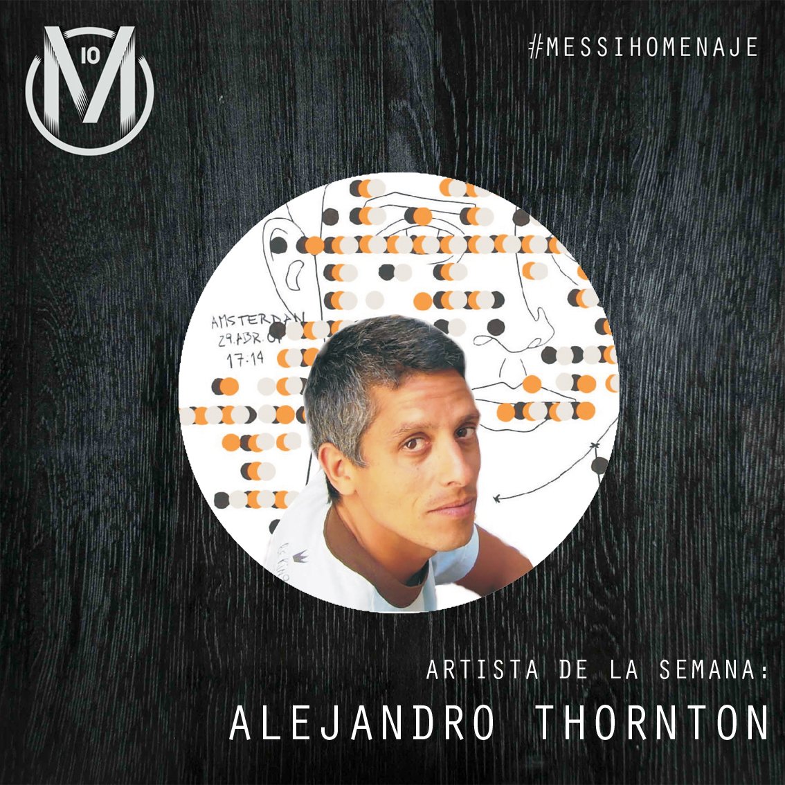 MessiHomenaje's tweet photo. artista de la semana: ALEJANDRO THORNTON | @alejandrothorn1 #messihomenaje #messiart #pelotasintervenidas #messi https://t.co/qV8DX8iPAY