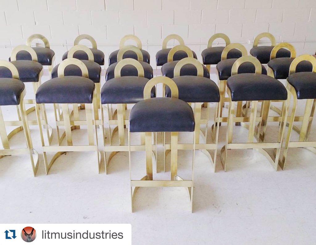 Our barstools made it to Houston!! #litmusindustries instagram.com/p/BBVGjtDh2JT/