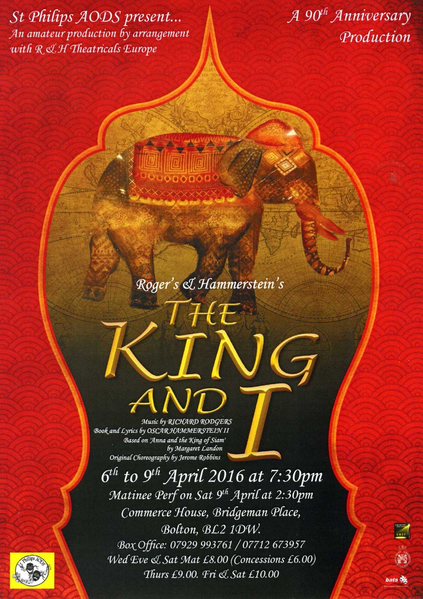 Antz_Junction's tweet photo. #ComingRealSoon at @Antz_Junction #Bolton, @StPhilips_AODS proudly presents #TheKingandI #GMCC https://t.co/emqOQqBypM