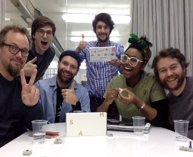 Hello from @samlabs <a href="/squintopera/">Squint/Opera</a> <a href="/rebeccaalwatson/">Rebecca Watson</a>