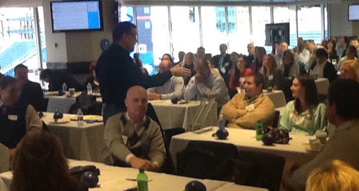 tim_wasabi's tweet photo. Happy to see @petershankman  aka Peter The Lord of the Skies speak at @marketingpropel #beastsoftheeast #salesspike https://t.co/n6T9TnCMnf