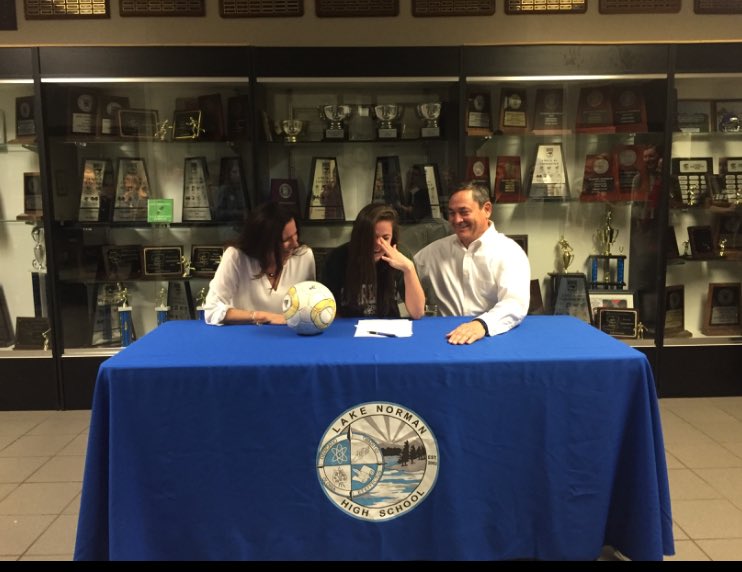 LNHSWSoccer's tweet photo. Congrats to RILY (haha) Orr on signing her NLI to play at Charlotte! https://t.co/kn2RVVdBX0