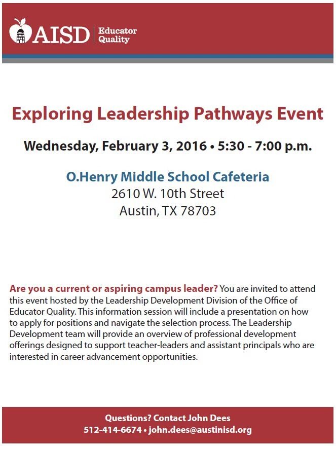 PrincipalDees's tweet photo. Hope to see lots of AISD tonight:
Teacher leaders --> future AP
APs --> future Principal

#AISDProud #AISDAPnetwork https://t.co/Wnv4Klg0z9