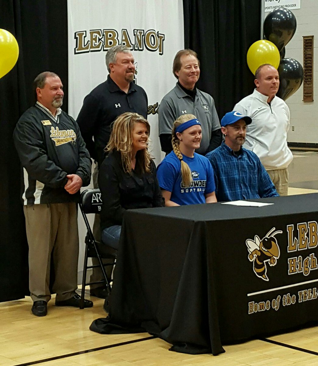 LadyJacketSball's tweet photo. Congrats to Lady Jacket Taylor Blattel as she signs to continue her softball career at Crowder College! https://t.co/5ognGmroAj