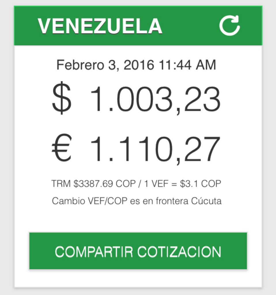 Sororita's tweet photo. El dólar paralelo alcanza cifra histórica de 1000 Bs gracias a la robolución -no olviden los tres ceros adicionales https://t.co/4XTCEWcuL5