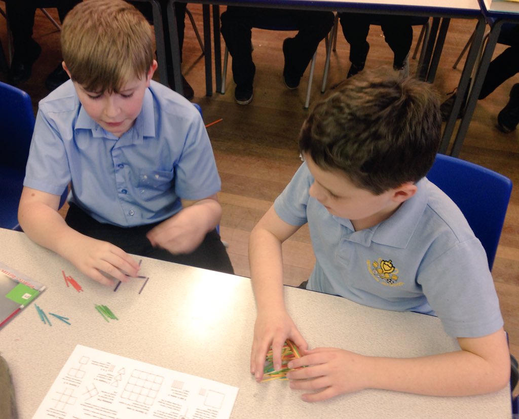 NethertonJI's tweet photo. The journey to maths mastery begins #practicalmaths #matchstickchallenge https://t.co/7nvqvPDIcs