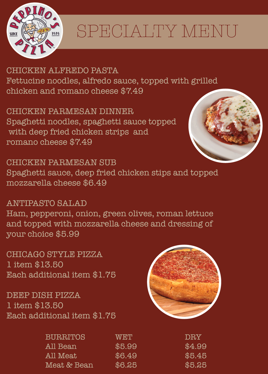 Peppinosxpress's tweet photo. Try something different today! Order off of our specialty menu 😋😋 https://t.co/FymBmuOLCp