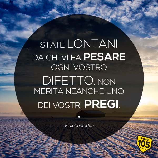 Radio105's tweet photo. #Buongiorno amici!! ☀ Ecco un buon consiglio... https://t.co/07hvSmPO9s