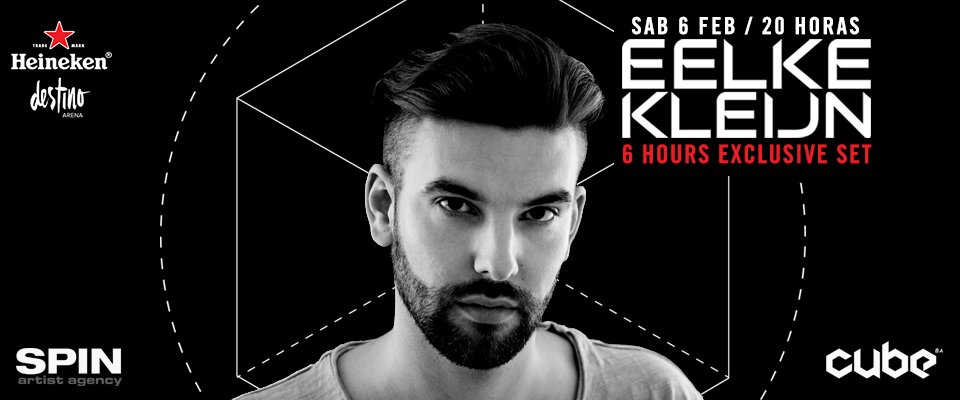 DestinoArena's tweet photo. ¡En 3 días! #DestinoArena presenta @cubebuenosaires ft @eelkekleijn 6 hours exclusive set https://t.co/stcpuTqZsB https://t.co/NvkDu28SFj