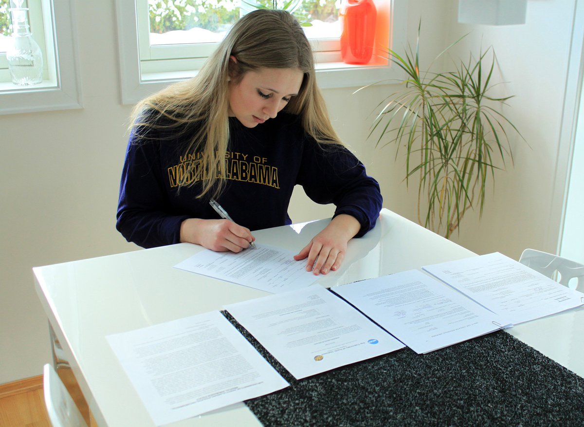 UNASoccer's tweet photo. @carolinenae signing her NLI #roarlions https://t.co/WY1BNtGjgt