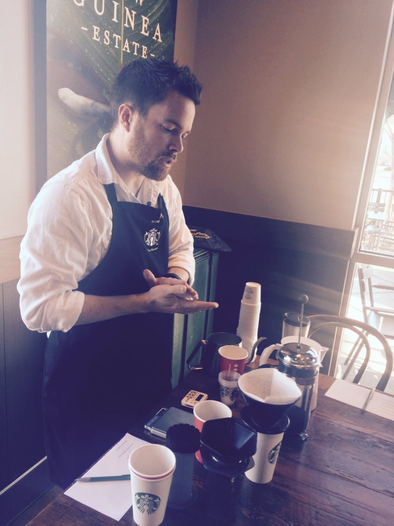 LillianAgee's tweet photo. Blind tasting, 6 different brew methods. Batista Champion #A120proud #thxmam https://t.co/lNUg8OPeAY