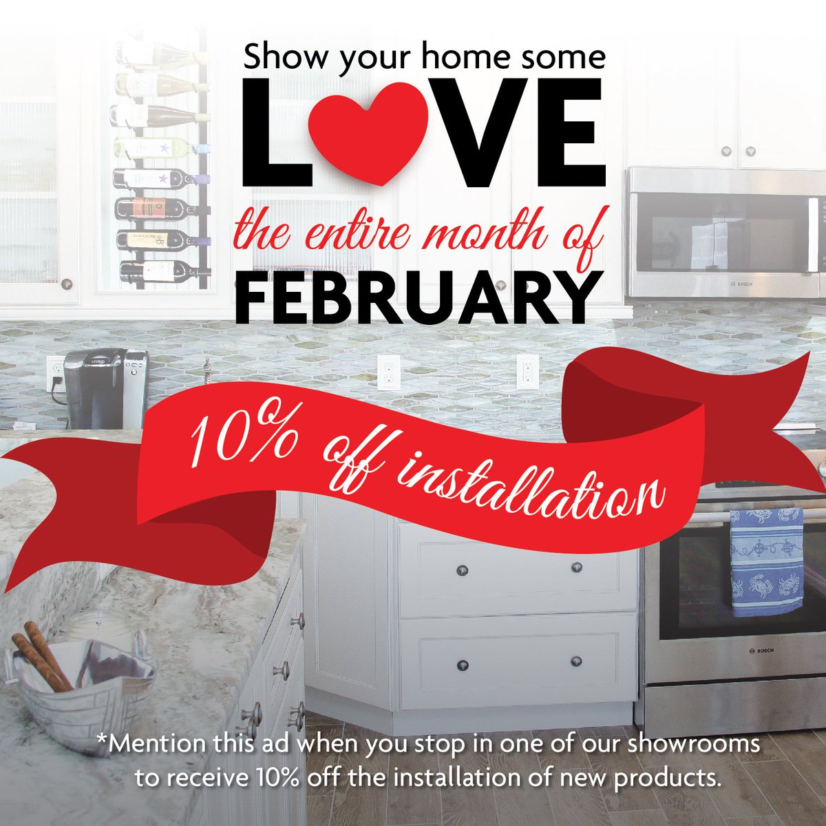 BSD_showroom's tweet photo. @BSD_showroom Show your HOME some LOVE. 10% off Installation of new products the entire month of February. https://t.co/kpKcicxwpD
