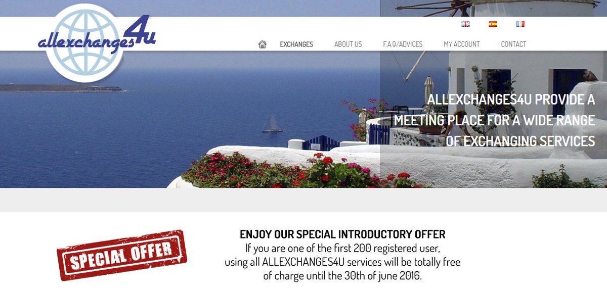SPECIAL OFFER
allexchanges4u.com